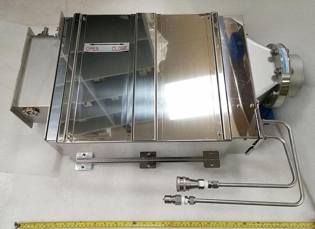 Used Kokusai Stainless Steel Heat Exchanger with Fuji Seiki Throttle Valve, Used