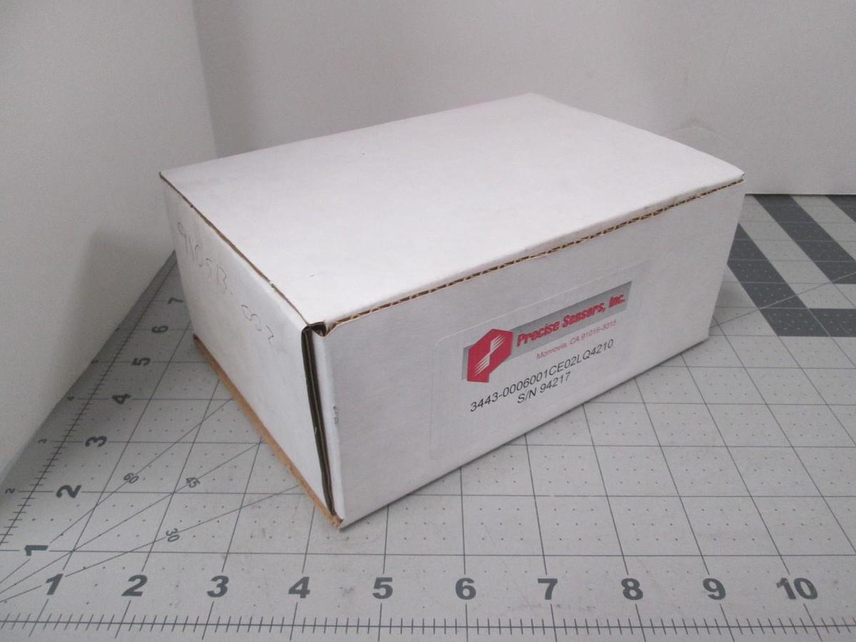 Precise Sensors, 3443-0006001CE02LQ4210, Pressure Transducer, 0-60PSIA, New
