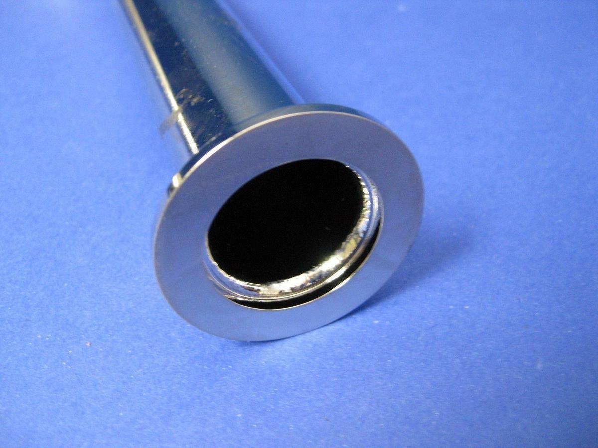 Used SS Vacuum Pipe, 90° Elbow w/ Tee, NW25 x NW40 x NW40, AMAT 0050-31694, New