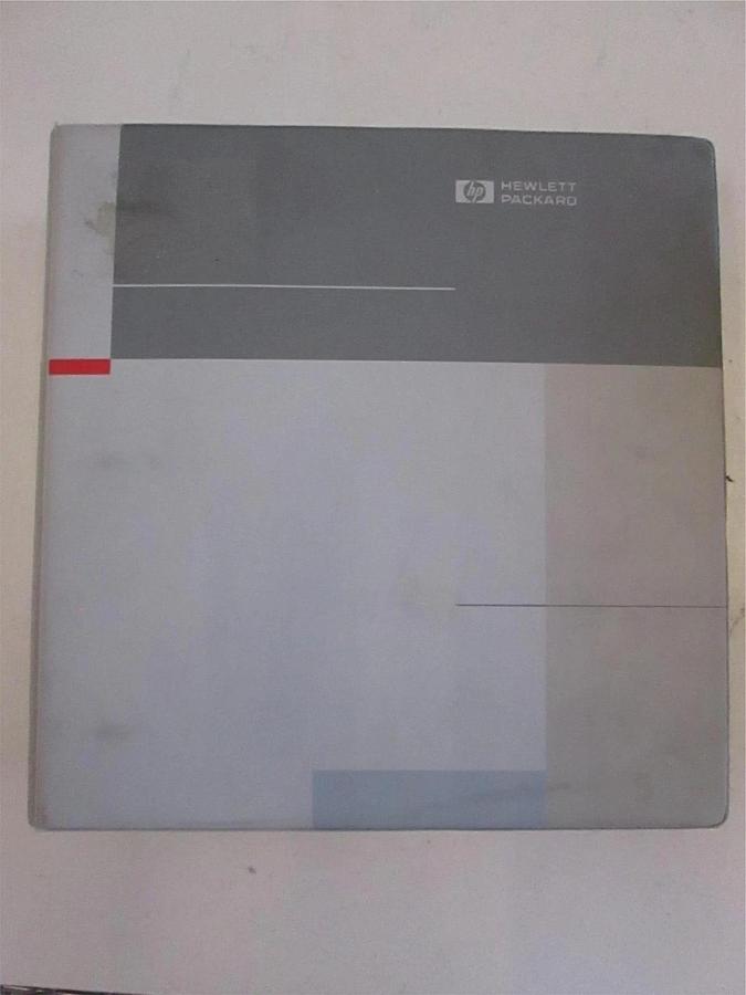 Used HP 85620A Mass Memory Module Install, Operation, Program and Service Manual Used