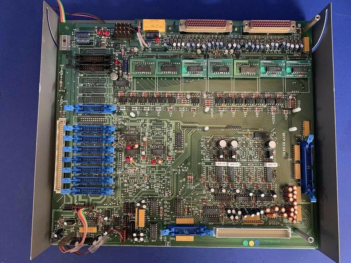 Used Semy Engineering Gas Interface PCB, MYP830400 W/ MYP821610C, Used