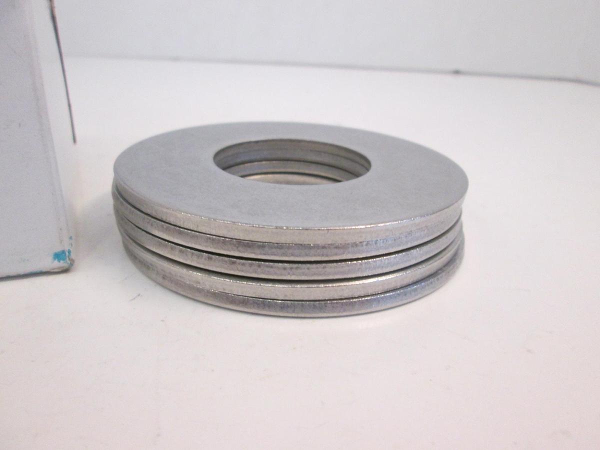Used McMaster 18-8SS Flat Washers, 1 3/8, Lot of 5