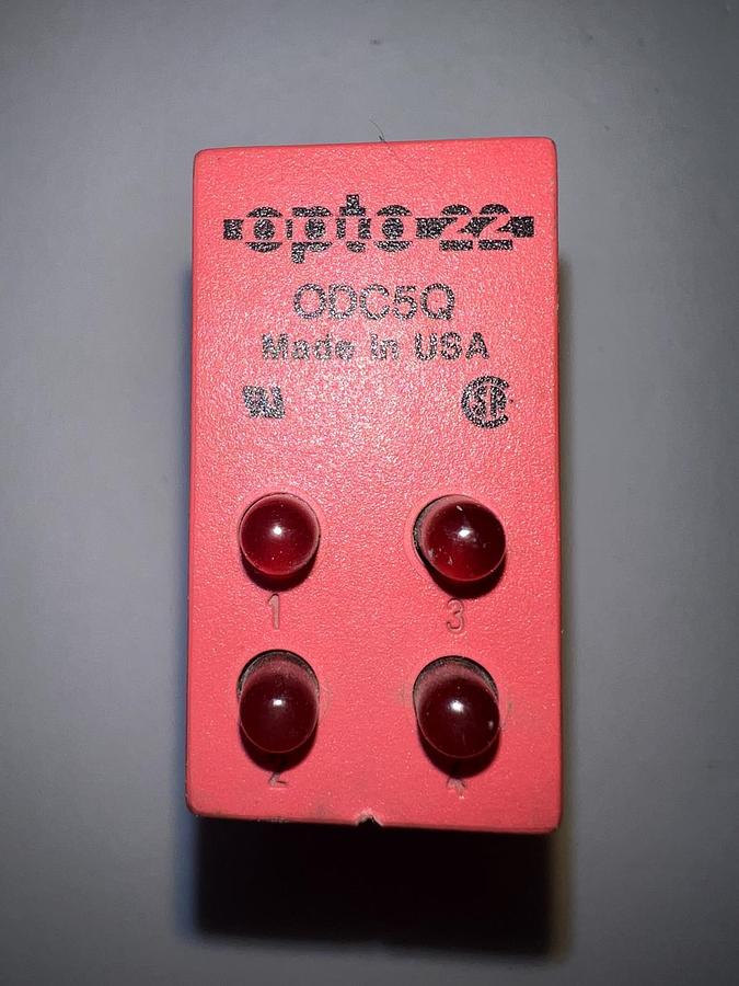 Used Opto22 IDC5Q (IDC5Q) I/O Module 100% TESTED 4088, Used