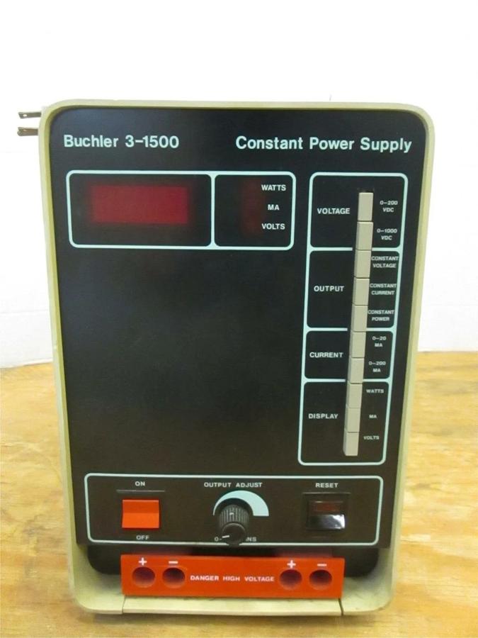 Used Haake Buchler 3-1500, Constant Power Supply, Used