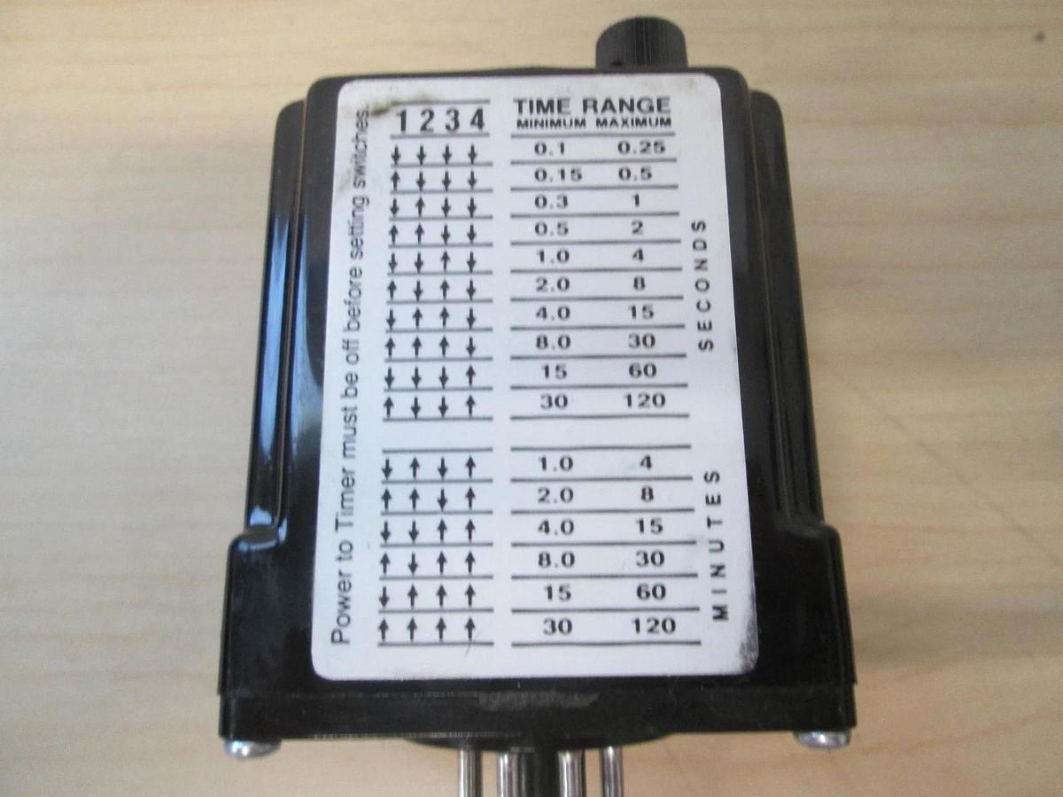 Used Macromatic, SS-60222, Time Ranger Relay, 120VAC/DC, Used