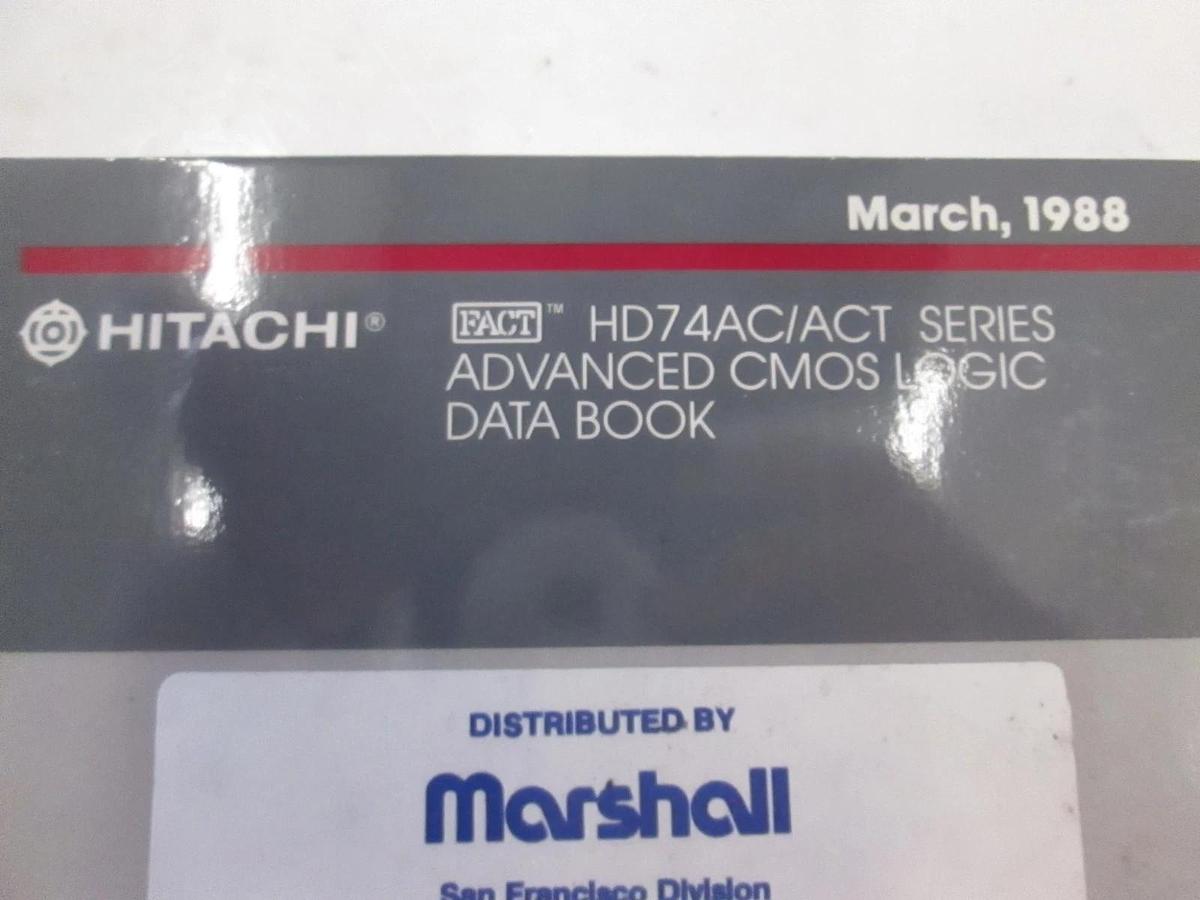 Used Hitachi HD74AC/ACT Advanced CMOS Logic Databook, Used