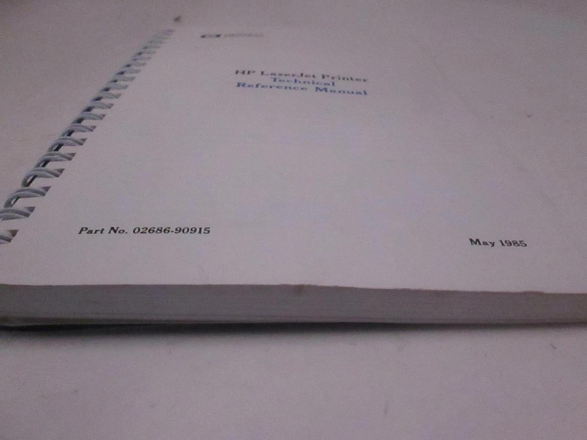 Used HP Model 2686A LaserJet Printer Technical Reference Manual, Used