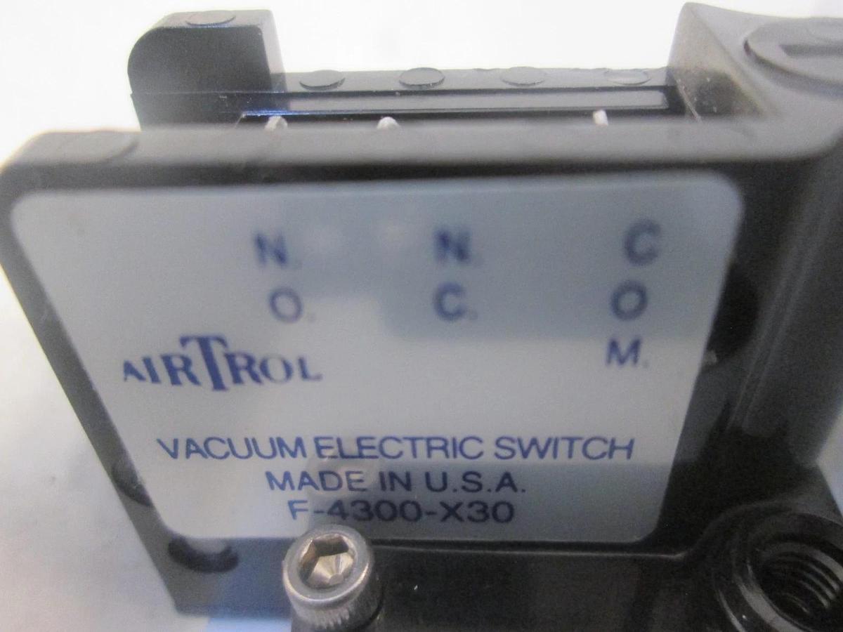Used Airtrol, F-4300-X30, Vacuum Electric Switch Assy, Used