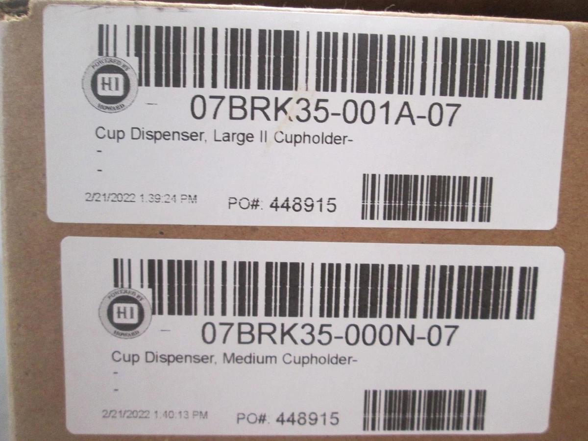 Howard, Medical Cup Holder Kit, Cup Dispenser, Large II and Medium,New, Lot of 4