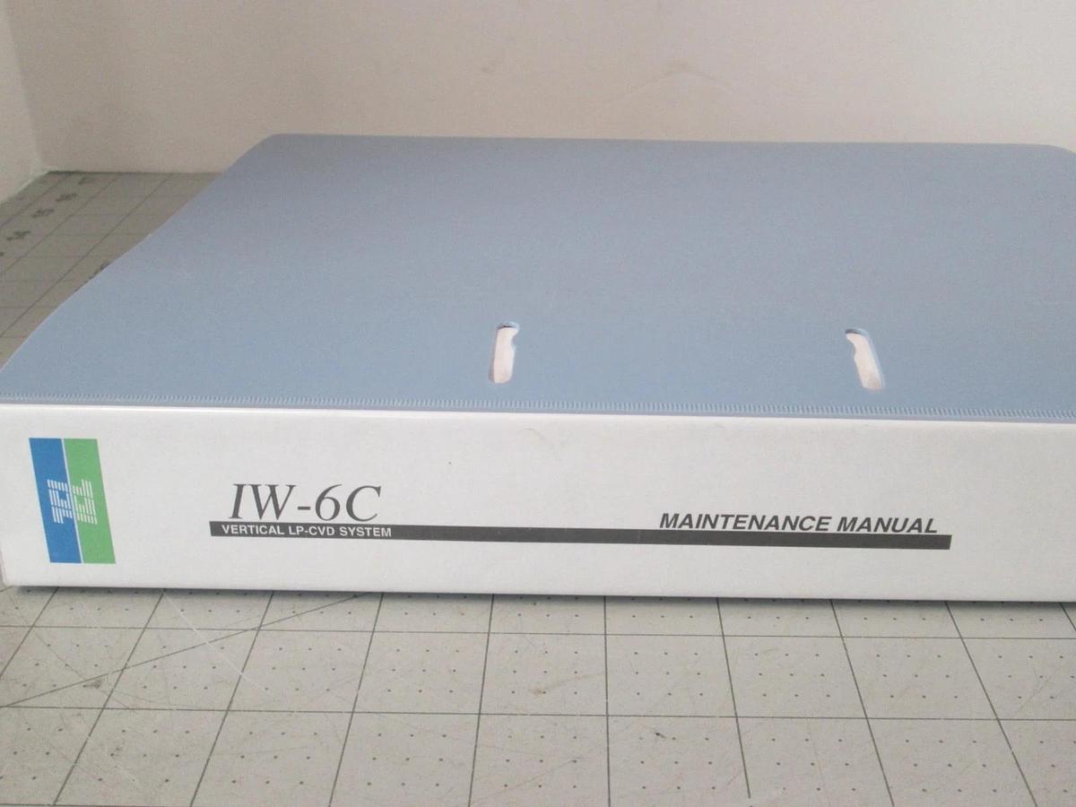 Used TEL Tokyo, IW-6C, Maintenance Manual, Used