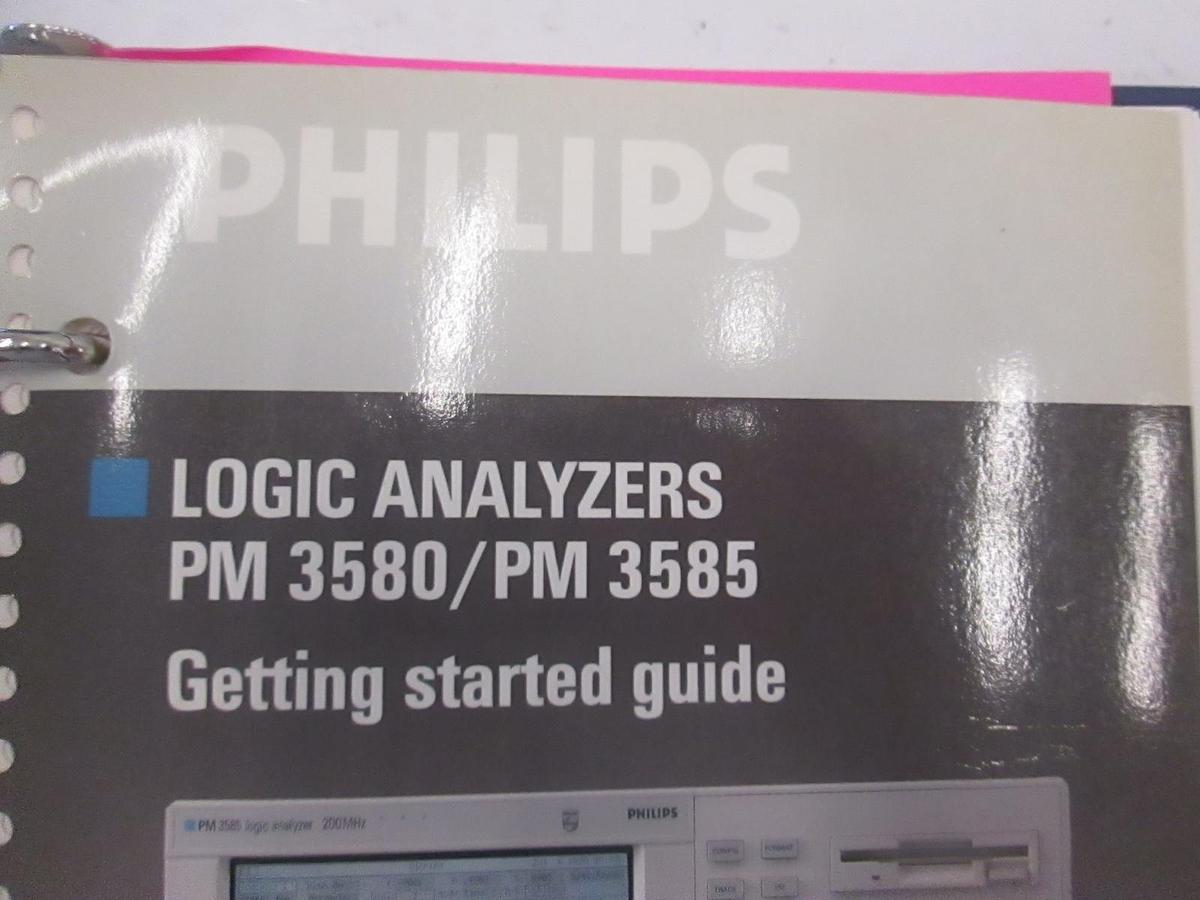 Used Philips Logic Analyzer PM 3580/ PM 3585 Getting Started Guide, Used