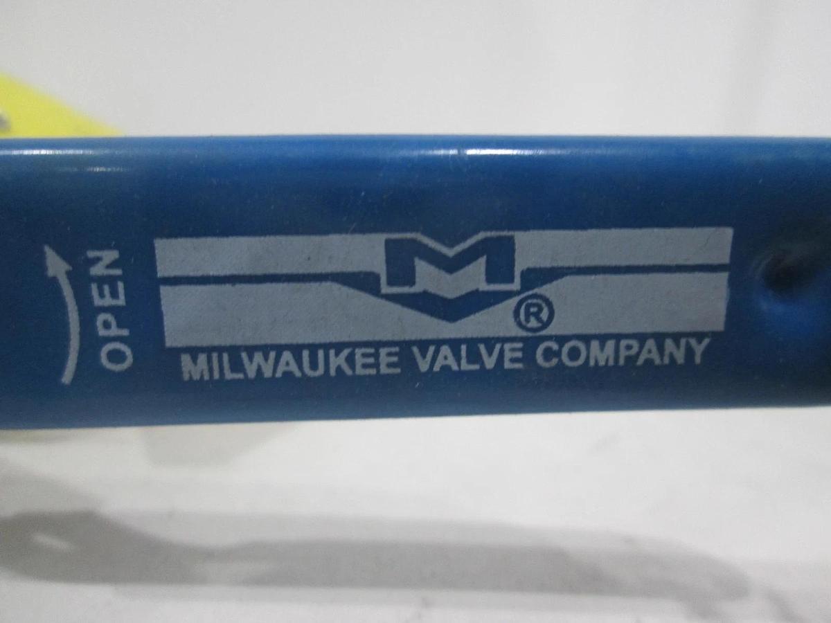 Milwaukee Valve Company, 1/2" Gate Valve, 2000 WOG, CF8M, New