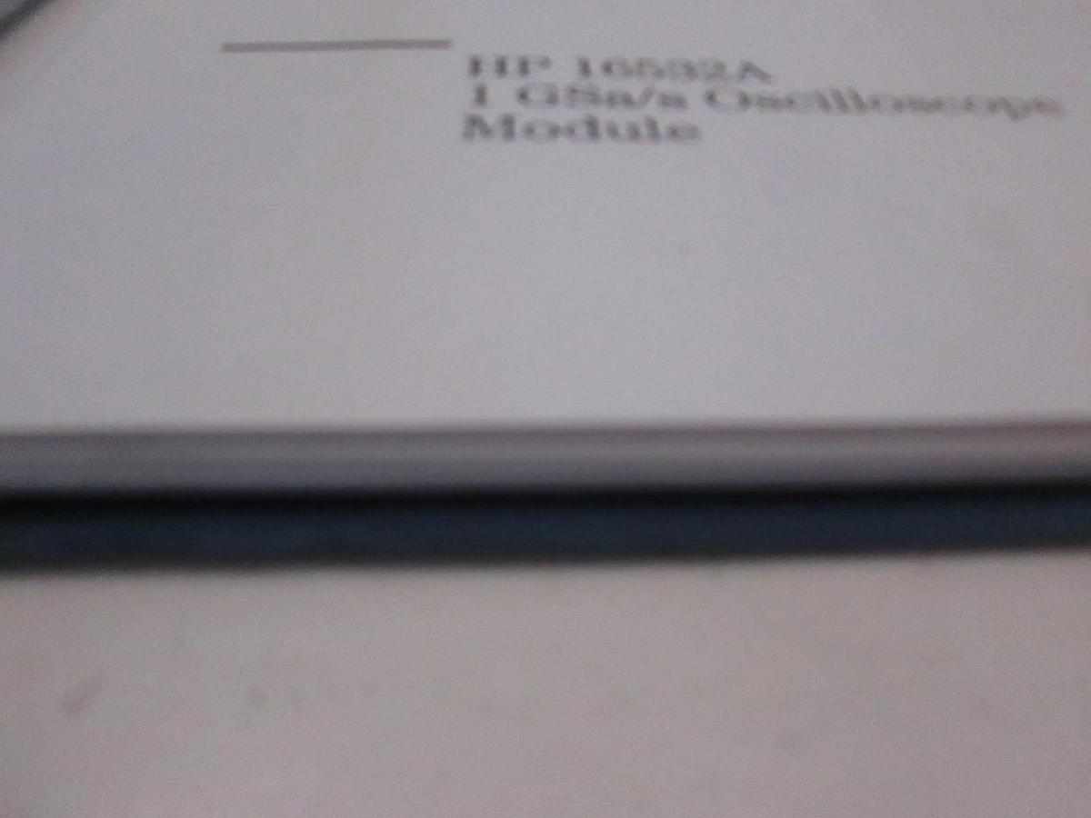 Used HP 16532A 1GSa/s Oscilloscope Module User's Reference, Used