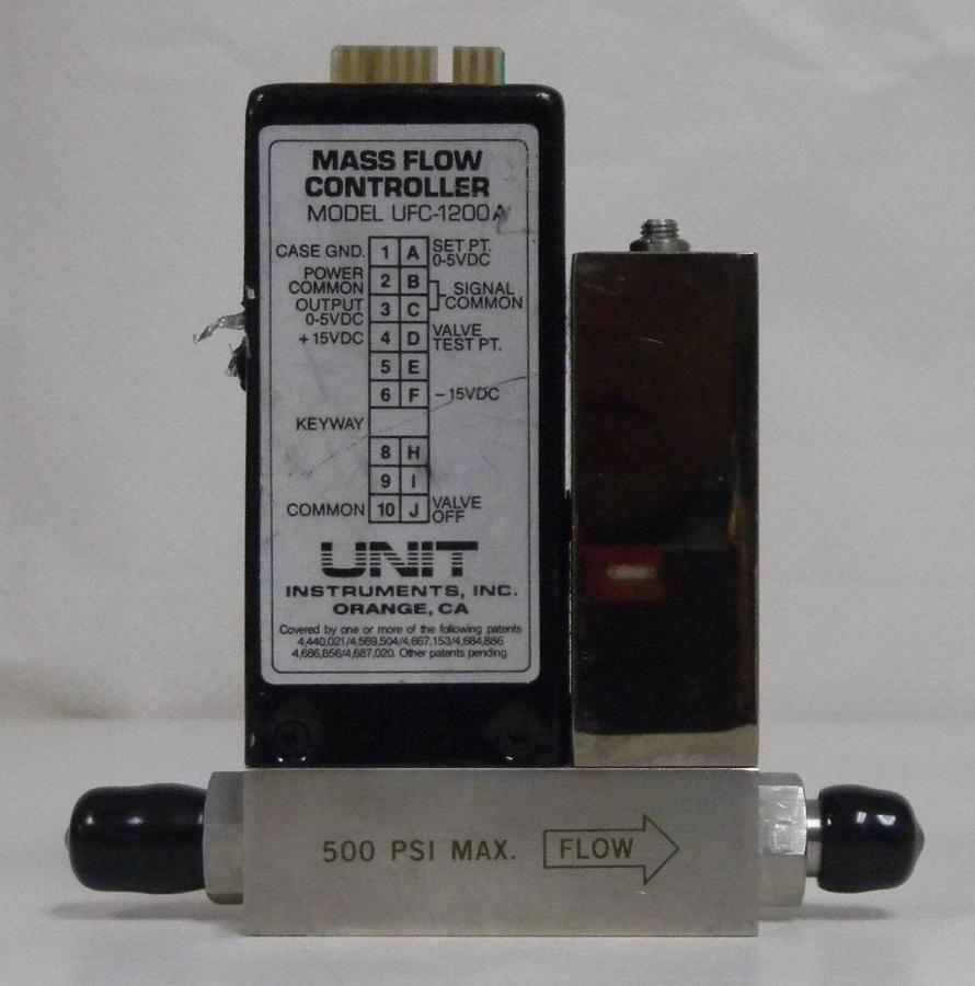 Used Unit UFC-1200A Mass Flow Controller, Gas- SF6, Range- 15 SCCM, Used