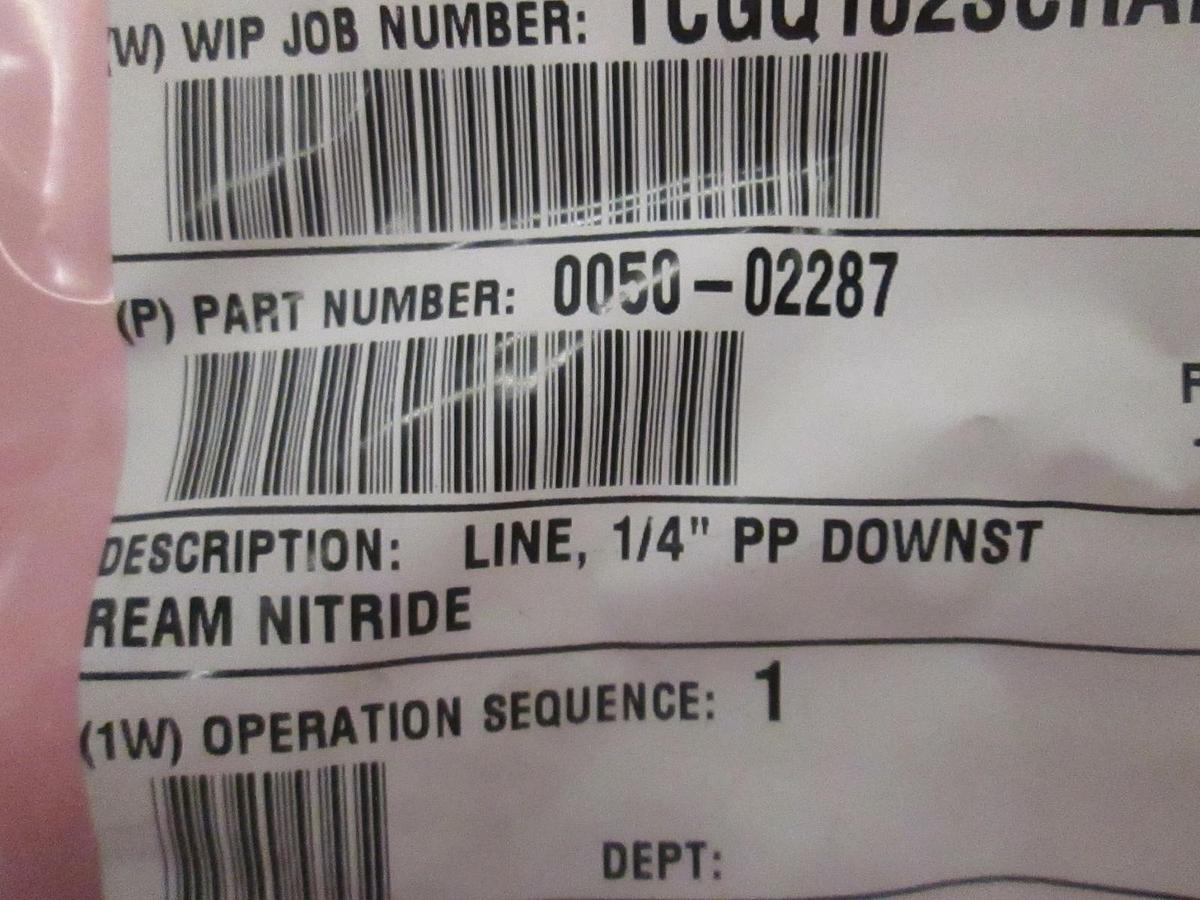 Used AMAT, Line, 1/4" PP Downstream Nitride, 0050-02287, Used