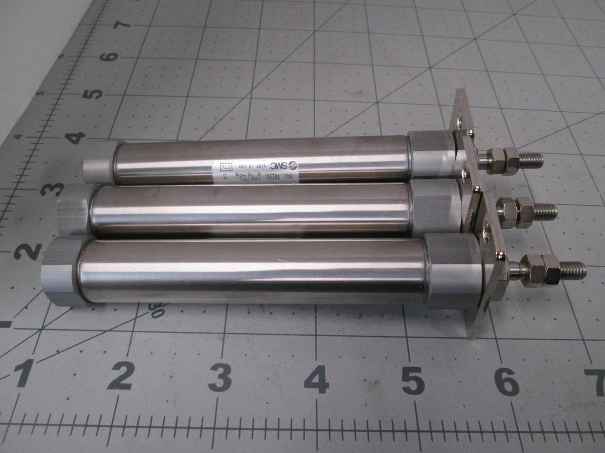 SMC, 20-CJ2F16-65, Pneumatic Air Actuator, New, Lot of 3