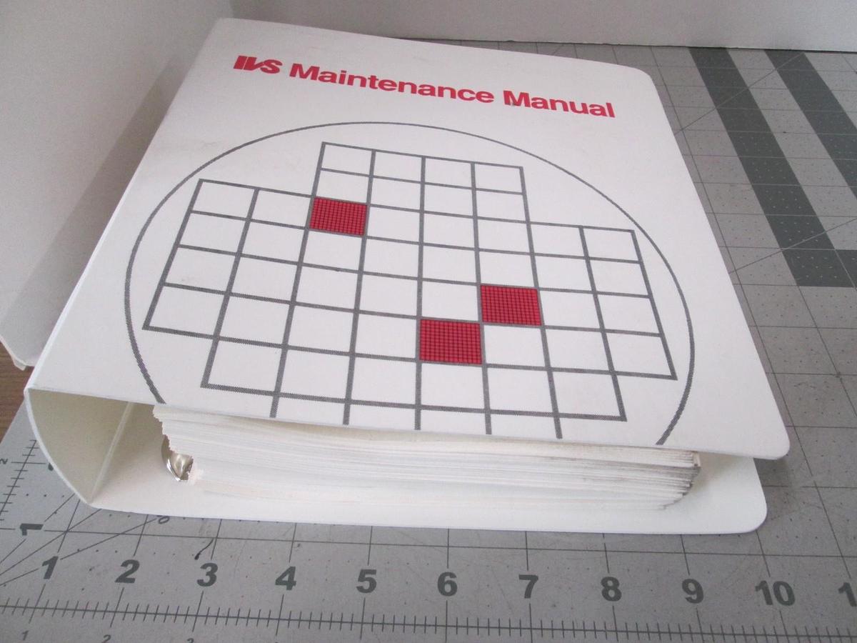 Used IVS, AccuVision Maintenance Manual for AccuVision 8050 System, Used