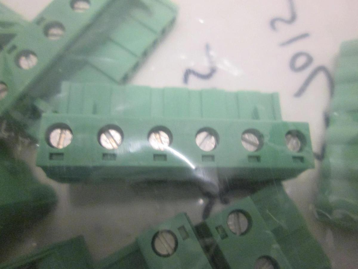 Phoenix Contact, CONN,RCPT,PWR,PHNX,STR,6/C, New, Lot of 15