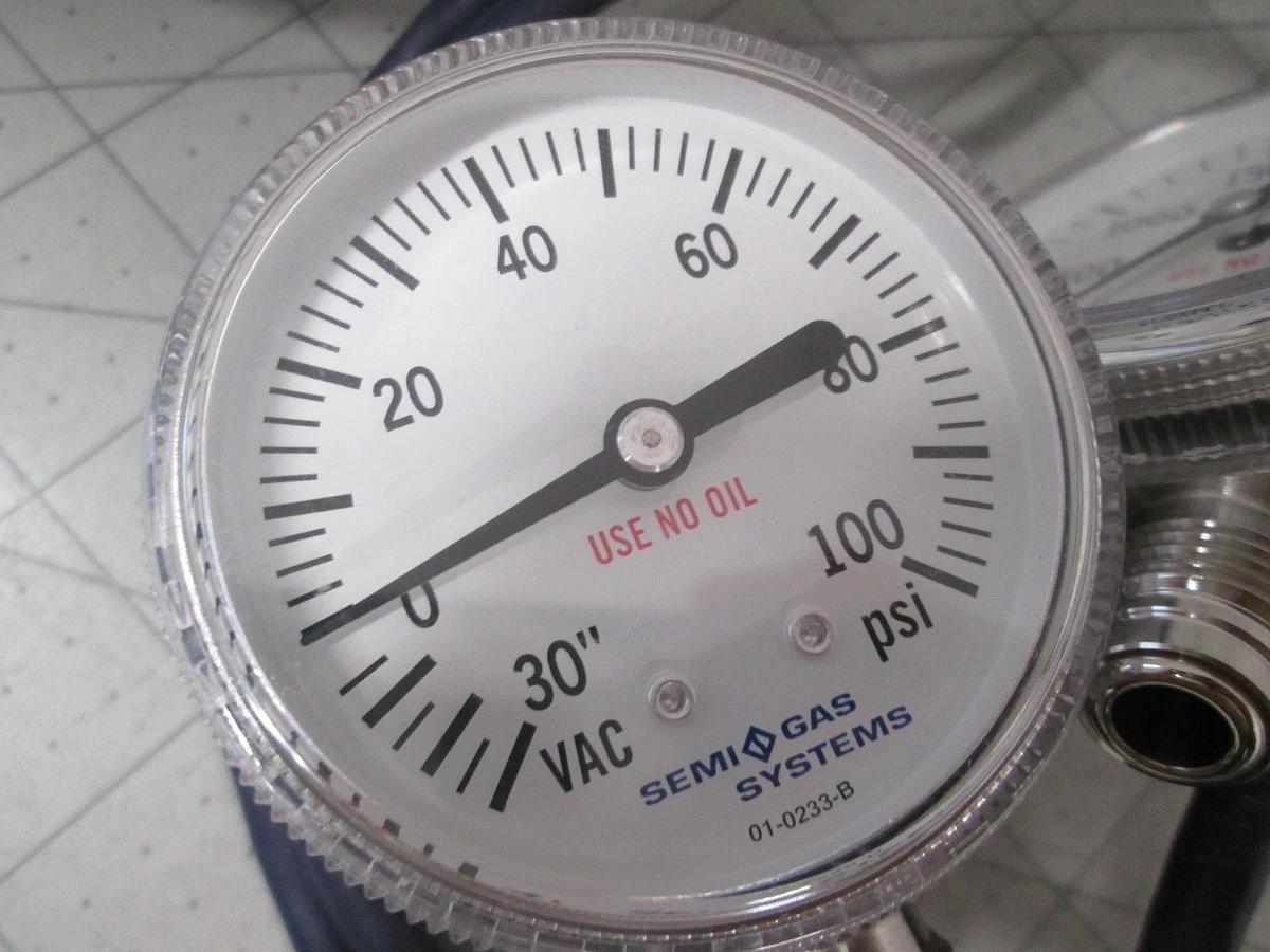 Used Semi Gas Systems, 0-3000 PSI and 30-0-100 PSI, Gauge Assy, Bottom Mount, Used