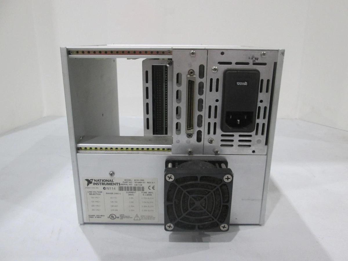 Used National Instruments, SCXI-1000 Chassis w/SCXI-1321 (2), Used