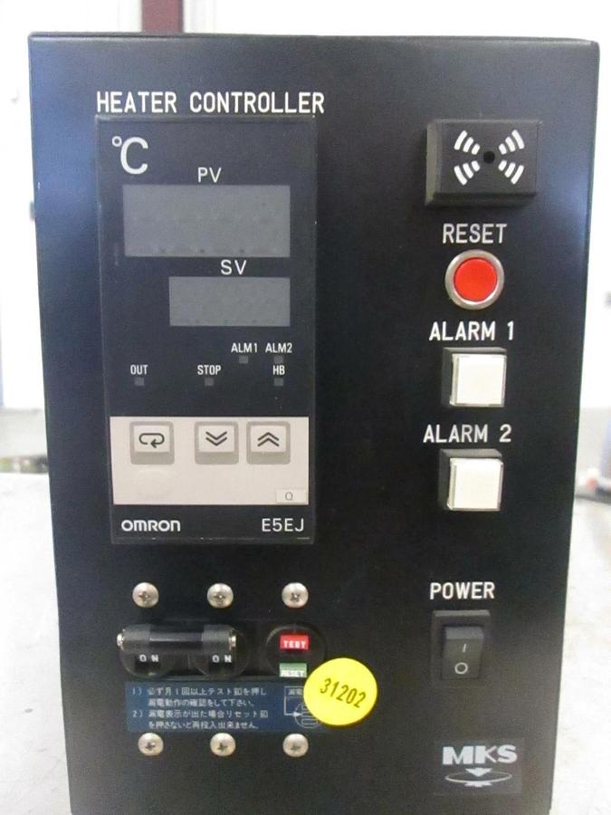 Used MKS HC-1 Heater Controller w/ Omron E5EJ Temperature Controller, Used
