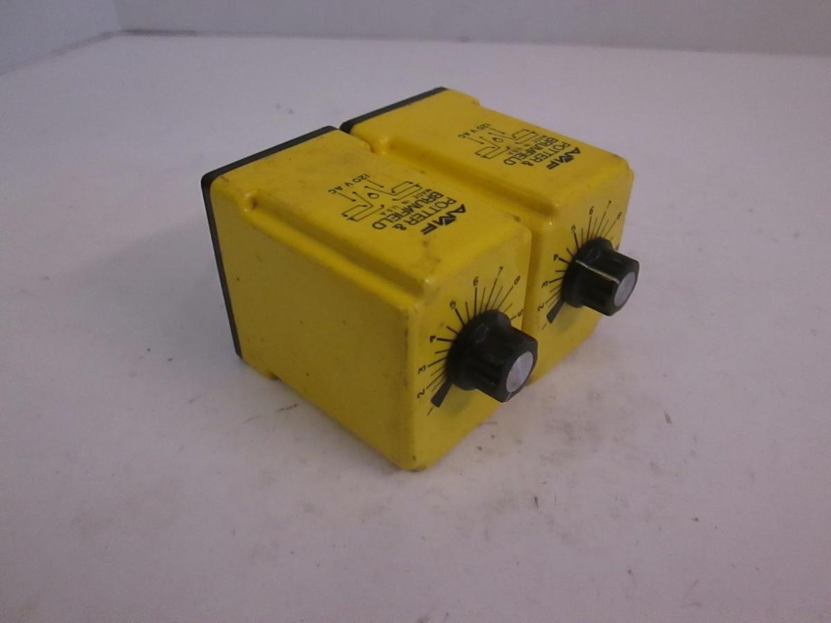 Used Potter & Brumfield CGB-38-70010M Time Delay Relay 1-10 Min, Used, Lot of 2