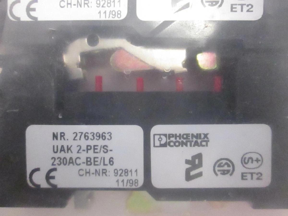 Phoenix Contact, Surge Protector, UAK 2-PE/S-230AC-BE/L6, New, Lot of 3