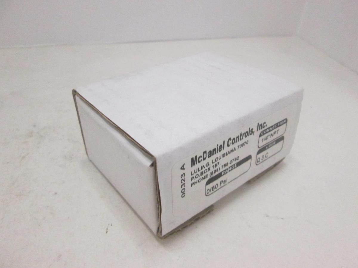 McDaniels, 233-177151, GAUGE, 0-60 PSI, 1/4 NPTM, SST, New