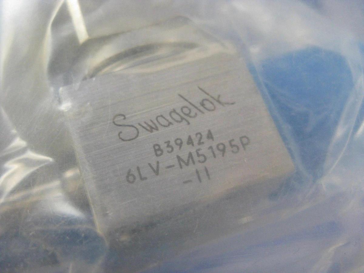 SWAGELOK NUPRO 6LV-M5195P-II 2-Stage Pneumatic Valve Assembly N/C, N/C, 3 Ports