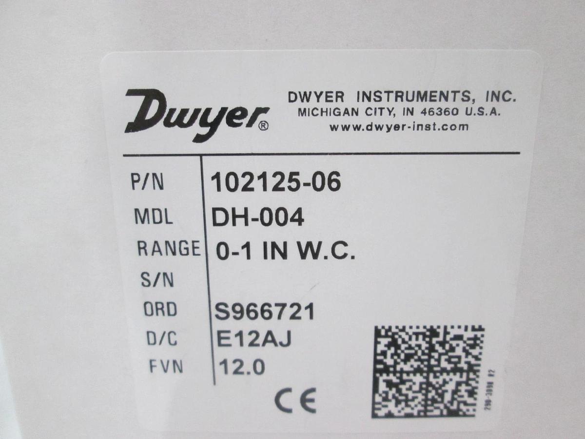 Dwyer, DH-004, Digihelic, 0-1 In W.C., New