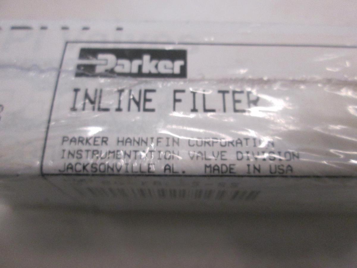 Used Parker, 8Q-F8L-5-SS, Inline Filter, Check Valve, New Unopened