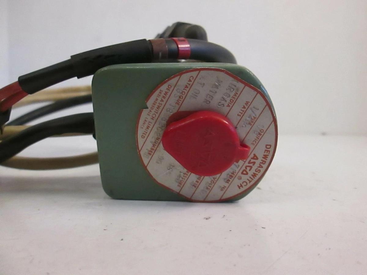 Used ASCO 8262C22V, 1/8" Orificce, Solenoid Valve, Used