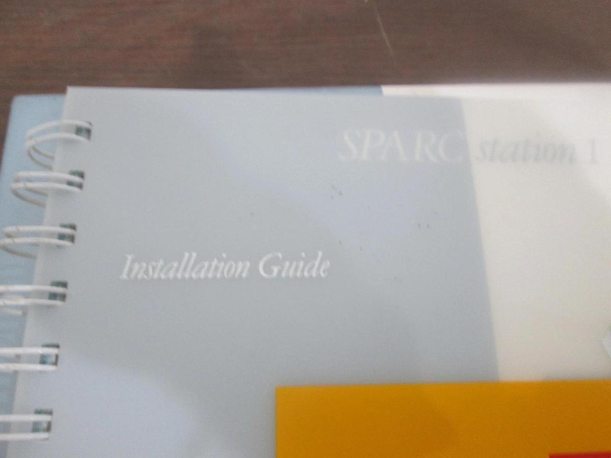 Used Sun, SPARC station 1, User's Guide, Installation Guide, Network Managers Guide