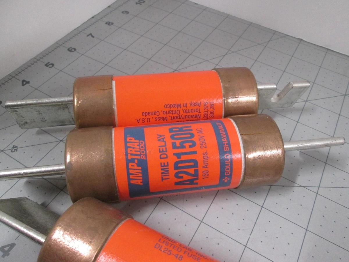 Used Amp-Trap, A2D15OR, Time Delay Fuse, Used, Lot of 3