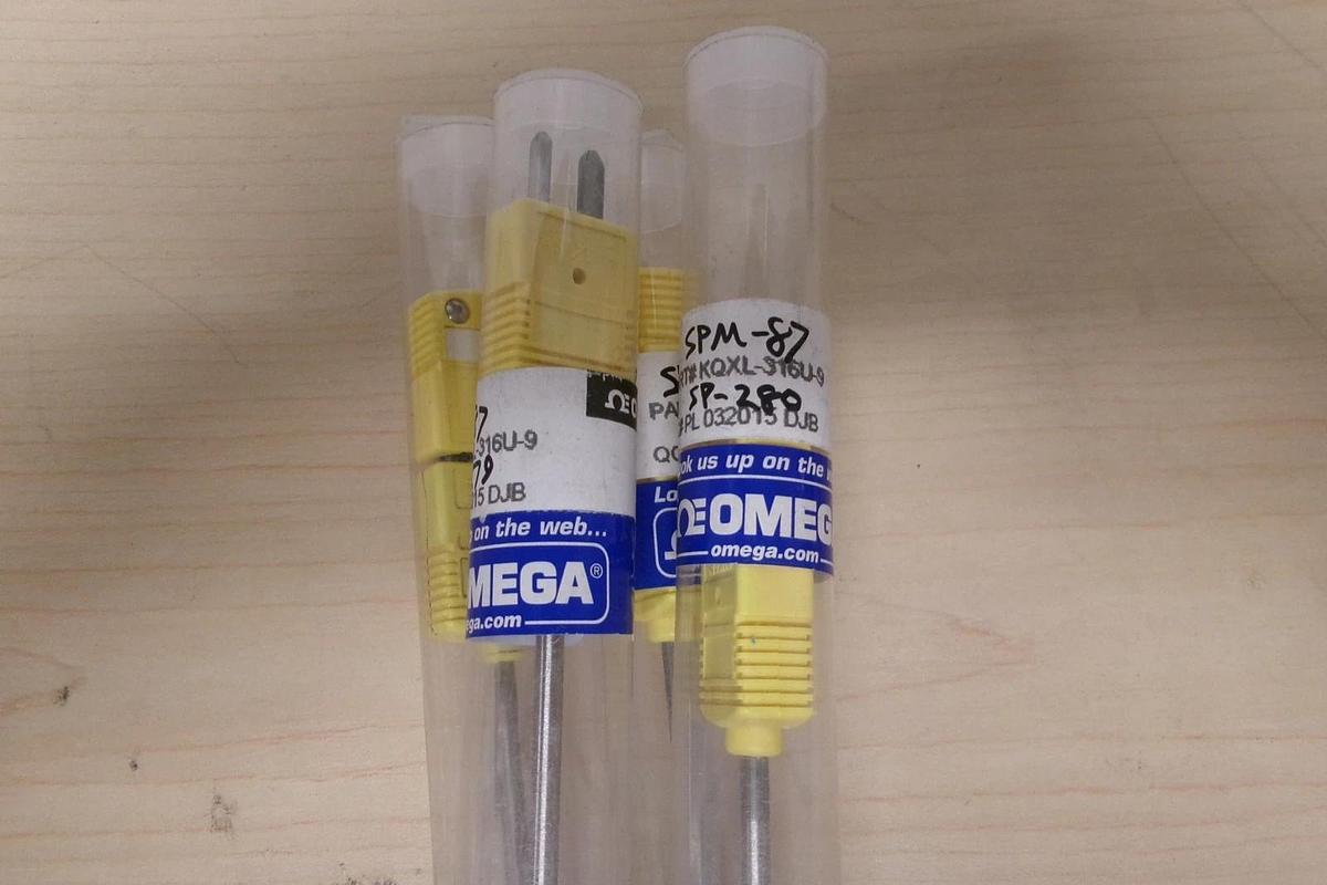 Omega, KQXL-316U-9, Quick Disconnect Thermocouple Assy, lot of 4 New