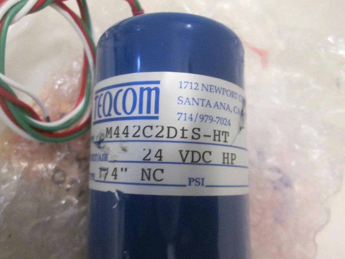 Tescom, M442C2D S-HT, VALVE SOL TEF, 2WAY NC 24VDC, New