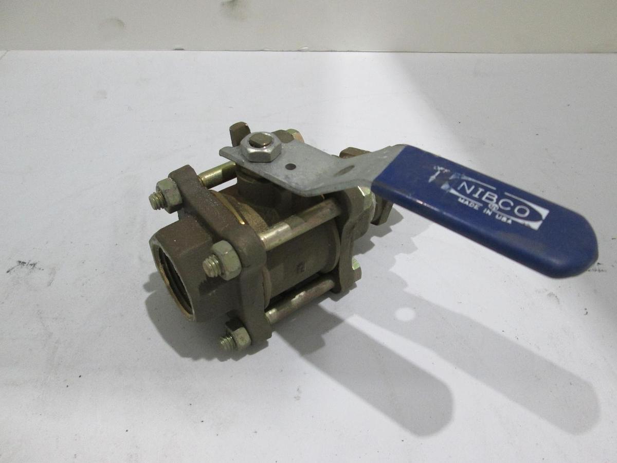 Used Nibco, 600 WOG, Bronze Ball Valve, Used