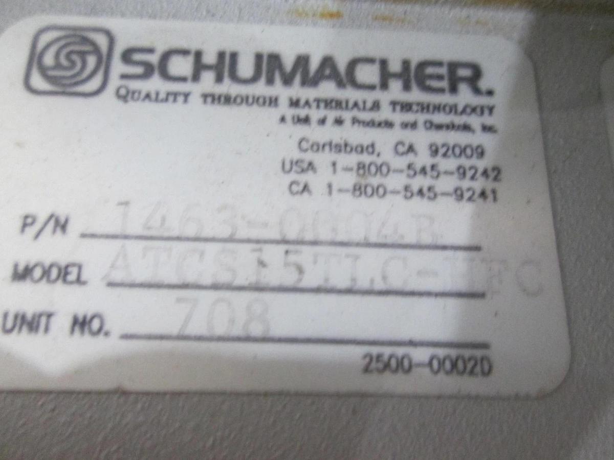 Used Schumacher, ATCS15TLC-HFC/ABU TLC, Absolute Temperature Control System, Used