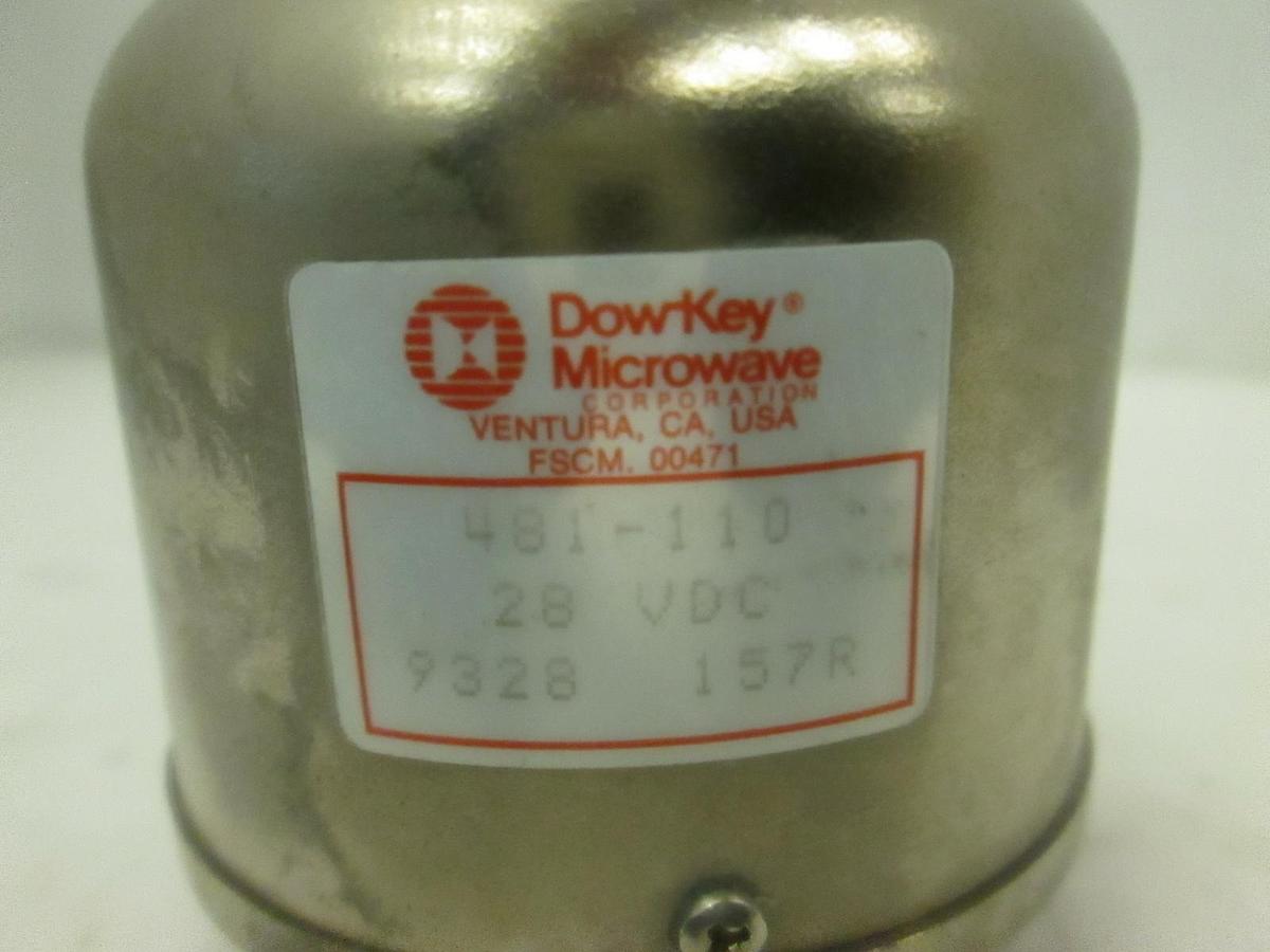 Used Dow-Key Microwave Switch, 481-110, 28VDC, 610-2020-01, Used