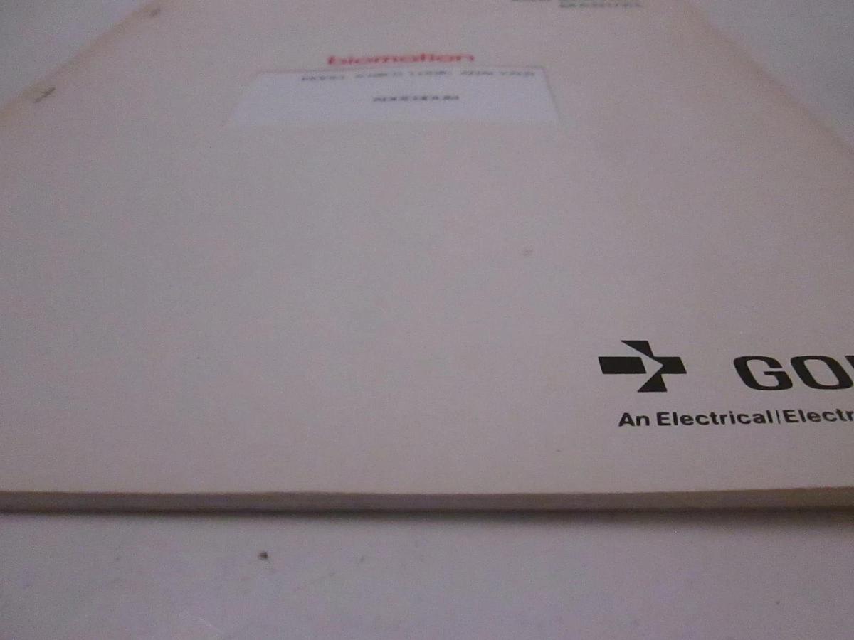 Used Gould K100-D Logic Analyzer Addendum Operating and Service Manual, Used