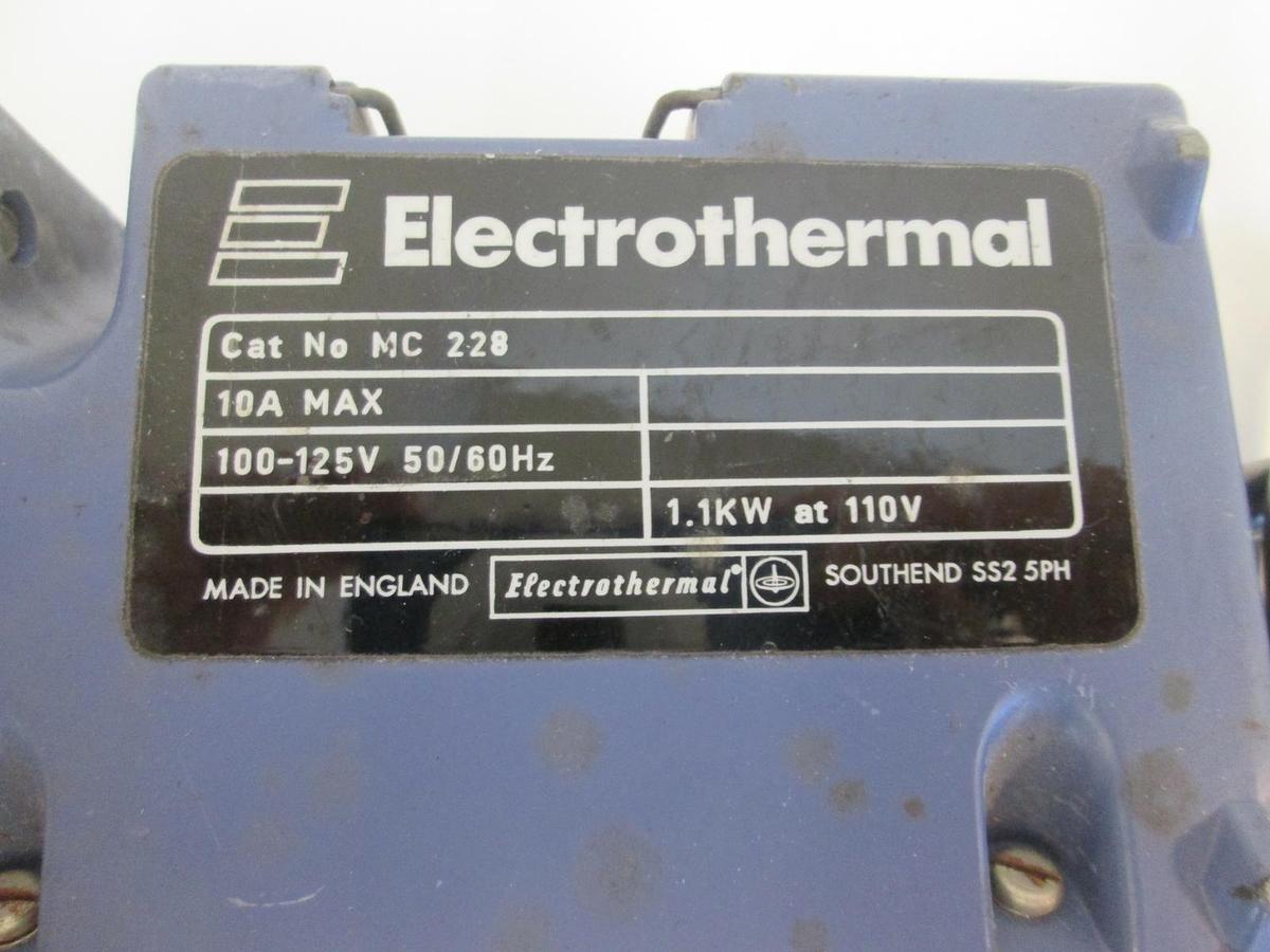 Used Electrothermal Power Regulator, MC228, 100-125 V, 50/60Hz, Used