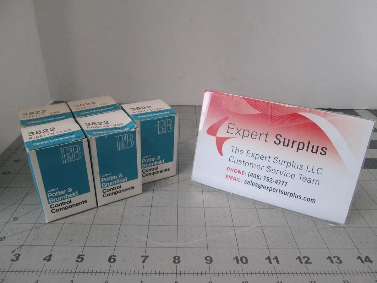 Potter & Brumfield Relay, R10E1Y6-V90,12V DC, 120VAC, NIB, Lot of 5