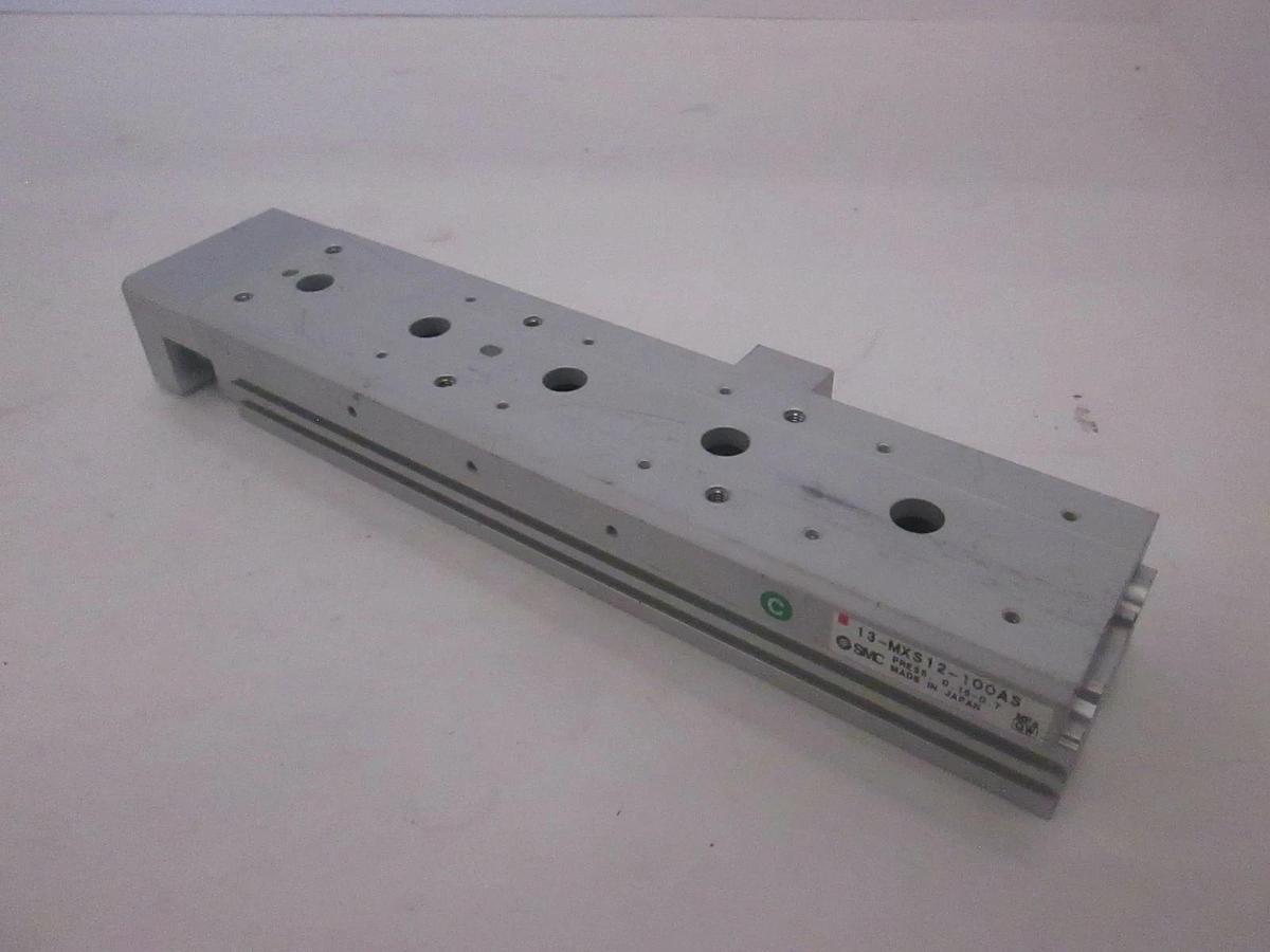 Used SMC, Pneumatic Table Cylinder, 13-MXS12-100AS, Used