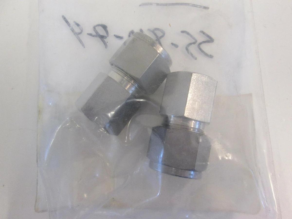 Swagelok SS-810-74 Fittings, New, Lot of 2