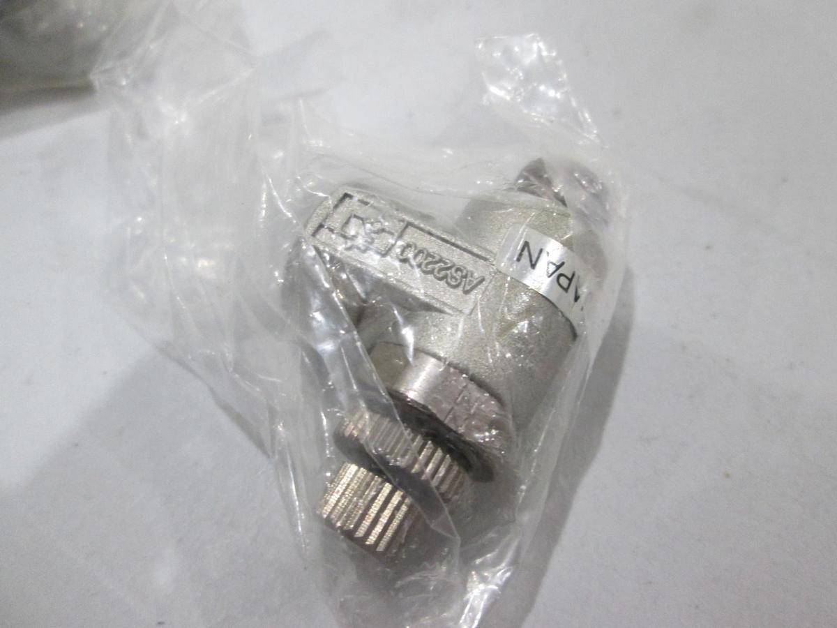 Used SMC, AS220, Flow Control Valve, New, Lot of 10