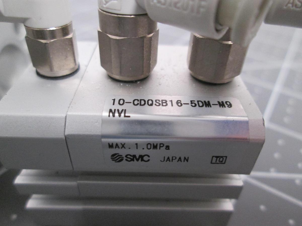 Used SMC 10-CDQSB16-5DM-M9 Compact Cylinder Lot of 2 