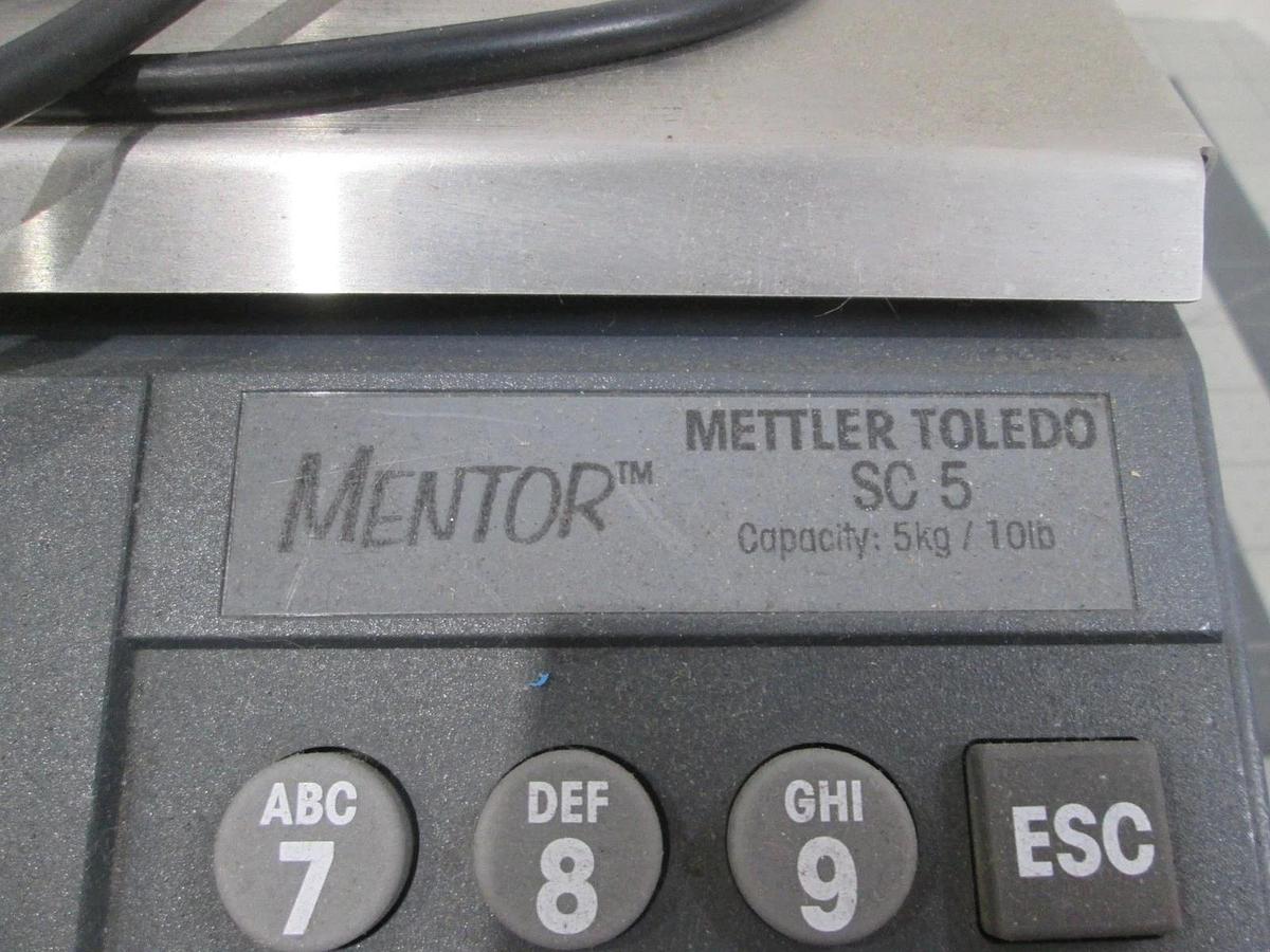Used Mettler Toledo, SC 5, Model SC05-000, Scale, Used