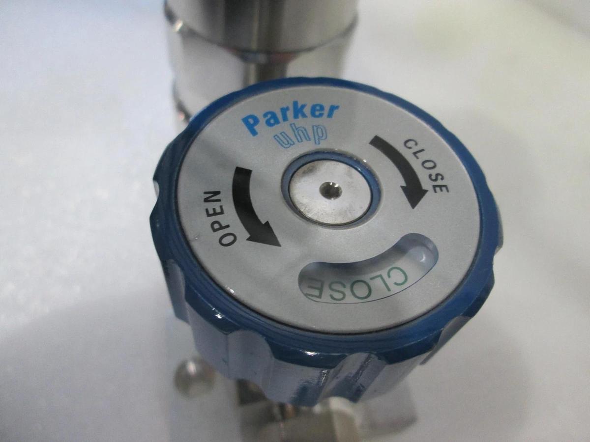 Used Tescom, 64-2862KRT10 Gas Regulator Assy w/ Parker UHP Valve, Used