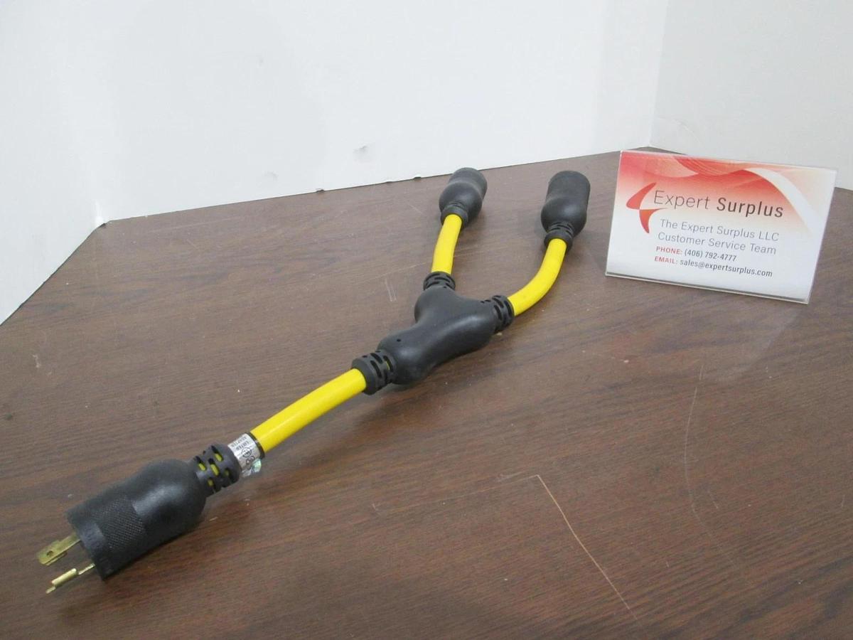 Used Electricord, BX-3062, 2 Way Adapter Cord Set, Used