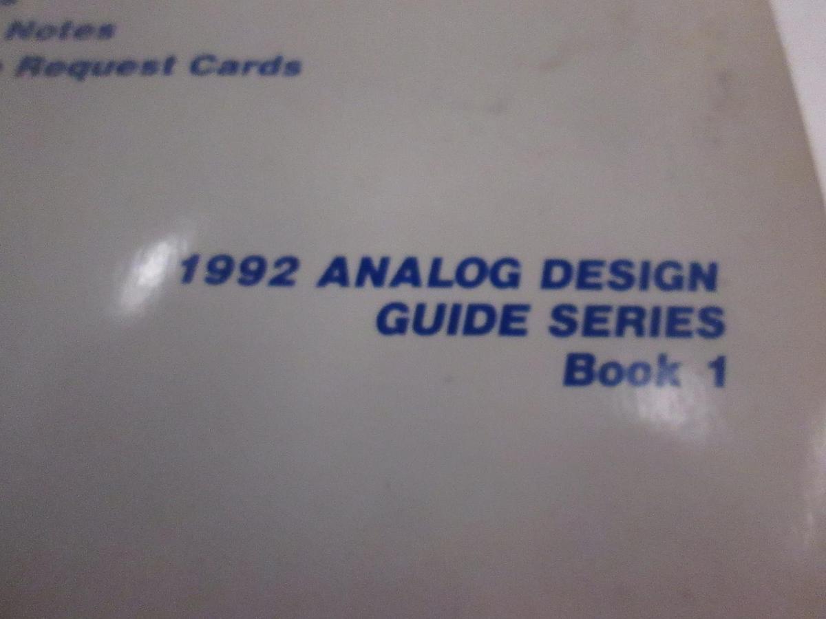 Used Maxim 1992 New Releases Data Book Analog Design Guide Series Book 1, Used